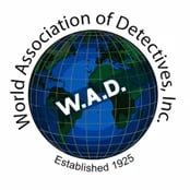 Logotipo de la Asociación Mundial de Detectives (WAD)
