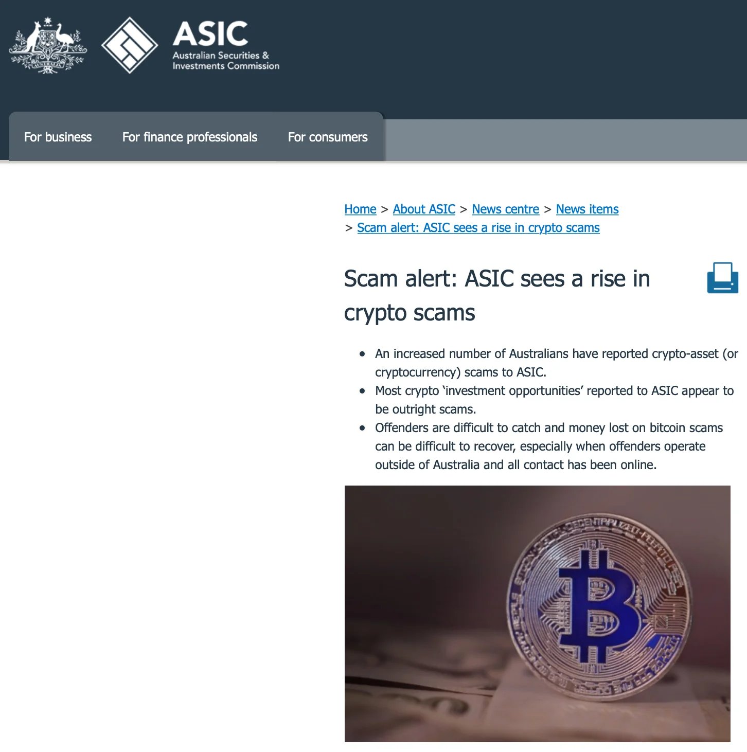 Crypto Scams, Scam, Scam Investigation, Australia