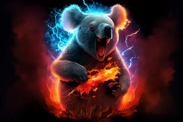 glowing koala representing koalafxltd scam website