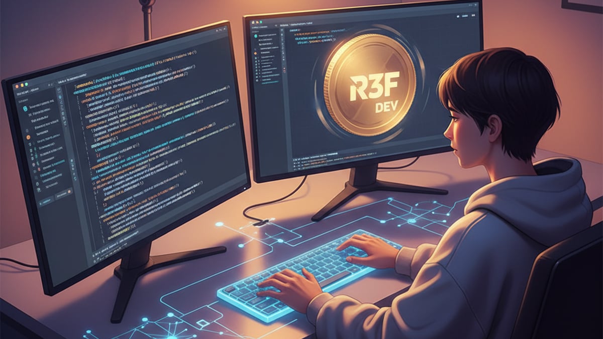 Developer demos React Three Fiber coin physics - Rust cuts render time 40%