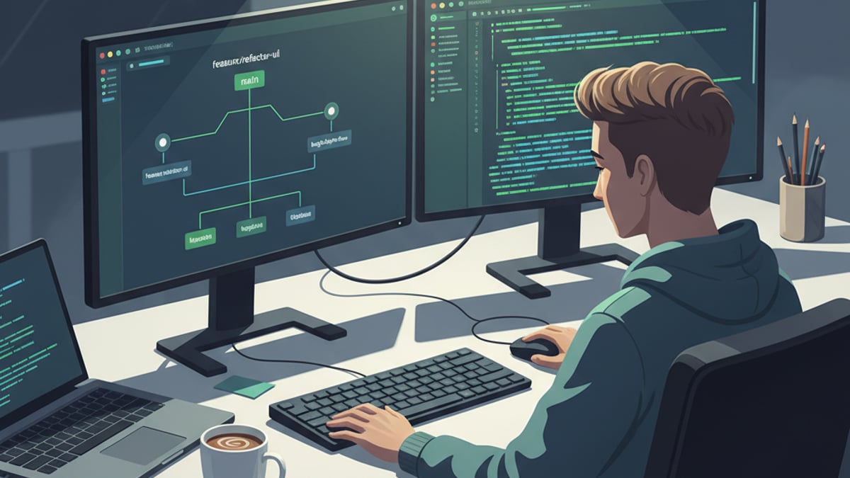 Why one dev uses GitFlow for solo projects: discipline through friction