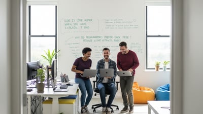 DEV.to's Meme Monday: community engagement via recurring developer humor threads