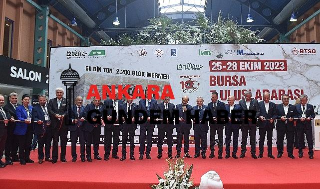 7. Bursa Blok Mermer Fuarı Kapılarını Açtı
