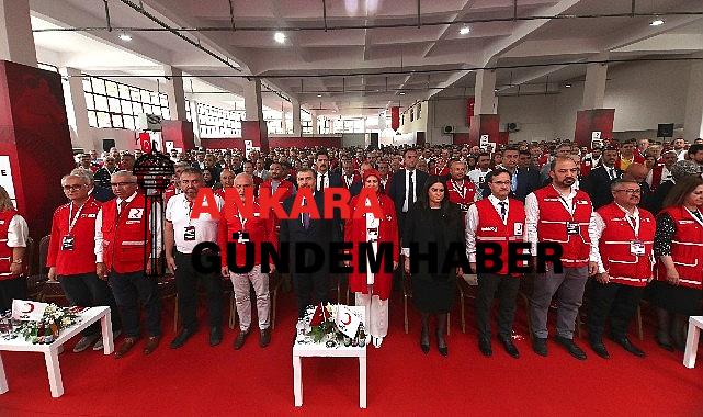 Kızılay’ın Olağanüstü Genel Kurulunda Yeni Yönetim Belirlendi