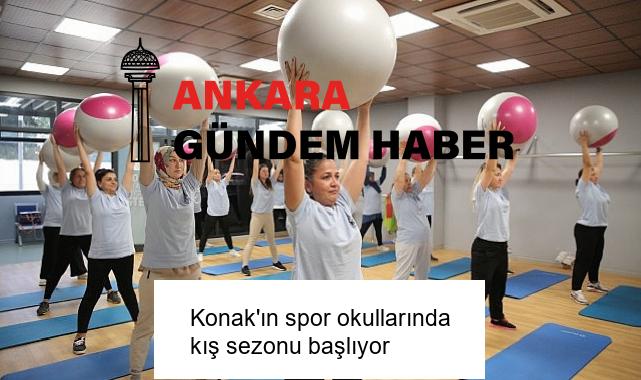 Konak’ın spor okullarında kış sezonu başlıyor