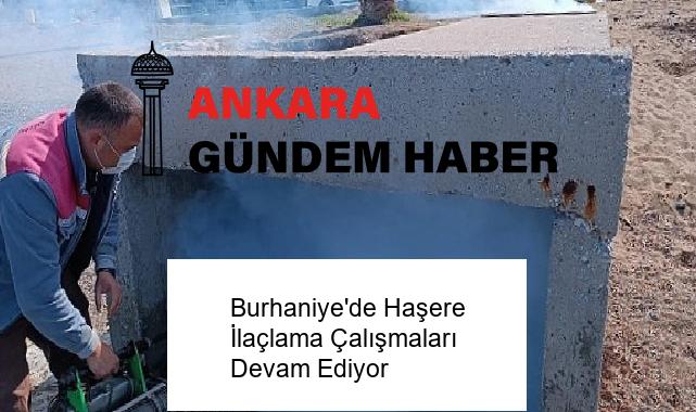 Burhaniye’de Haşere İlaçlama Çalışmaları Devam Ediyor