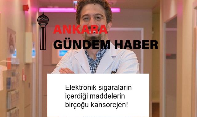 Elektronik sigaraların içerdiği maddelerin birçoğu kansorejen!