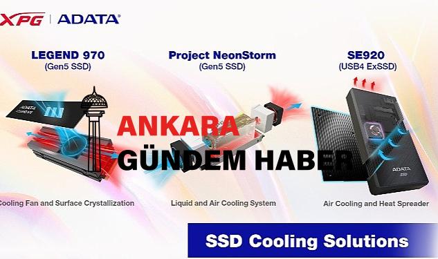 ADATA’nın Yeni Jenerasyon SSD Soğutma Tahlilleri Computex’te Tanıtıldı