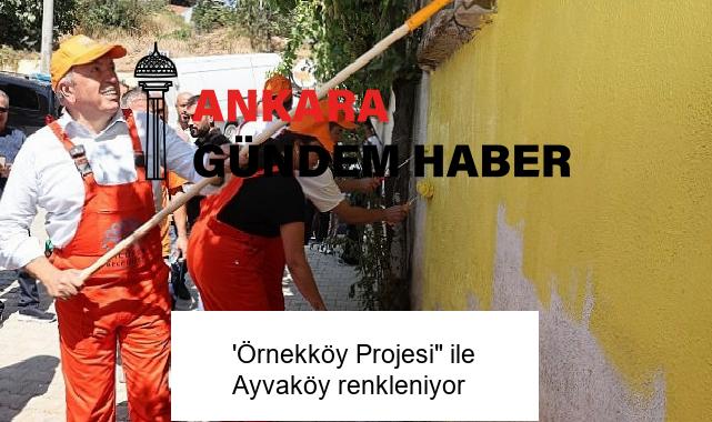 ‘Örnekköy Projesi” ile Ayvaköy renkleniyor