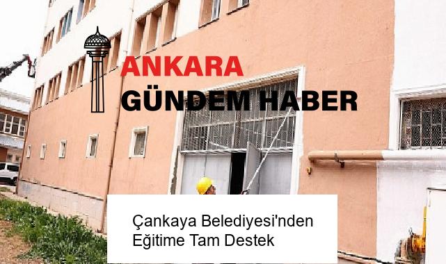 Çankaya Belediyesi’nden Eğitime Tam Destek