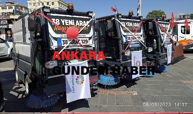 Kayseri Kocasinan Belediyesi Yerli ve Milli Üretimle Filosunu Güçlendirdi