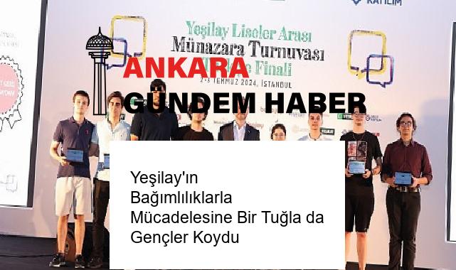 Yeşilay’ın Bağımlılıklarla Mücadelesine Bir Tuğla da Gençler Koydu