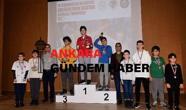 Geleceğin satranç ustaları ödüllerine kavuştu