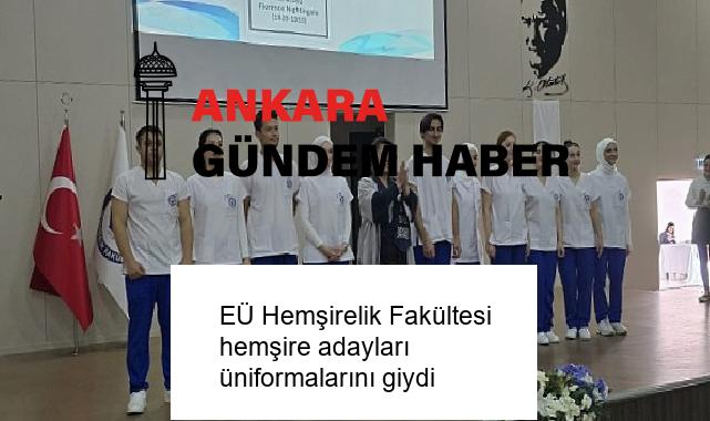 EÜ Hemşirelik Fakültesi hemşire adayları üniformalarını giydi