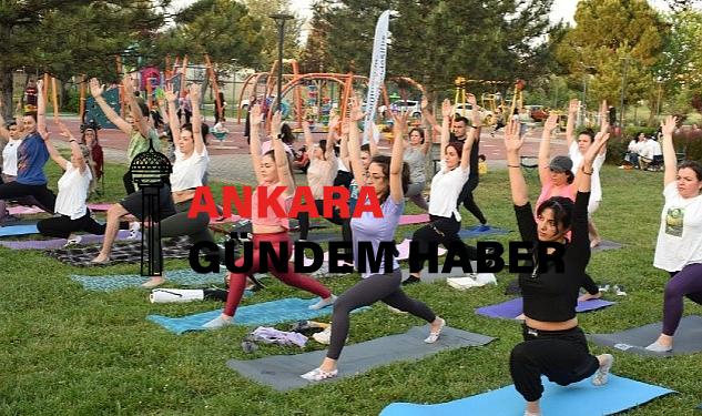 Nilüferliler yoga için buluşuyor