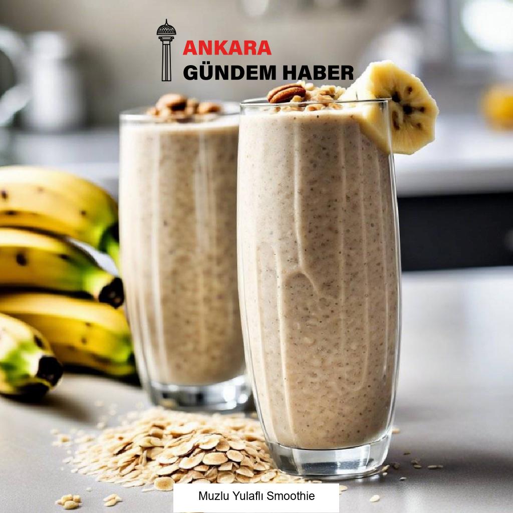 Muzlu Yulaflı Smoothie