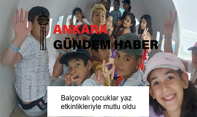 Balçovalı çocuklar yaz etkinlikleriyle mutlu oldu