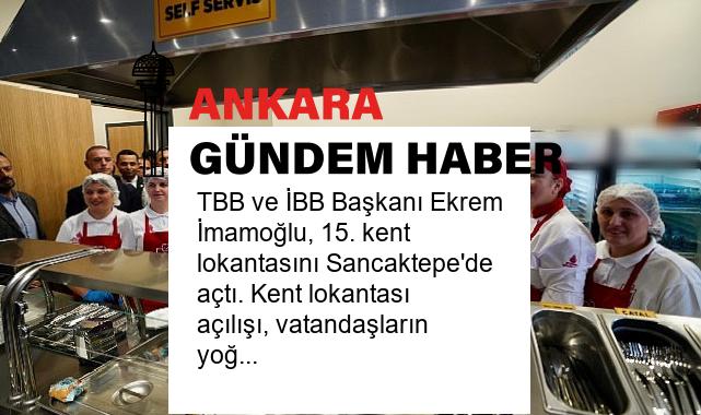 TBB ve İBB Başkanı Ekrem İmamoğlu, 15. kent lokantasını Sancaktepe’de açtı. Kent lokantası açılışı, vatandaşların yoğun ilgisi nedeniyle mitinge dönüştü