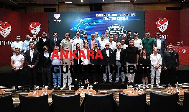 Turkcell Kadın Futbol Süper Ligi’nde 2023-2024 sezonu fikstür çekimi gerçekleştirildi