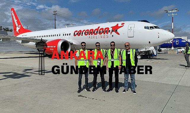Corendon Airlines filosunu yeni Boeing 737-8 uçağı ile yenilemeye devam ediyor