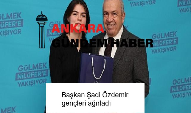 Başkan Şadi Özdemir gençleri ağırladı