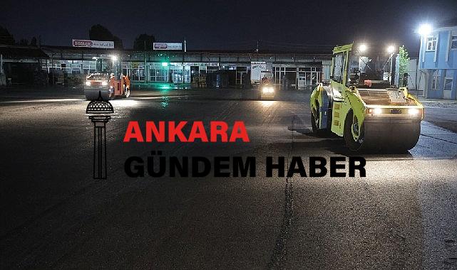 Toptancılar Sebze Hali’nin asfaltı yenilendi