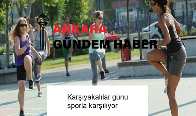 Karşıyakalılar günü sporla karşılıyor