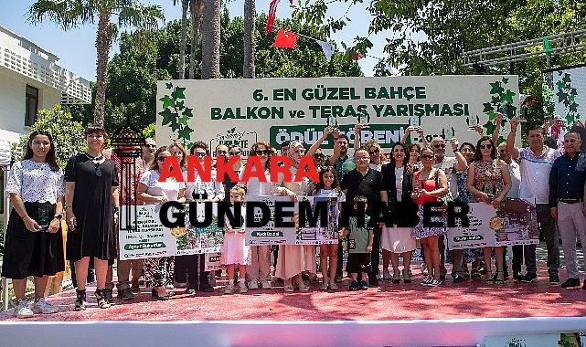 En hoş balkon yarışında mükafatlar verildi