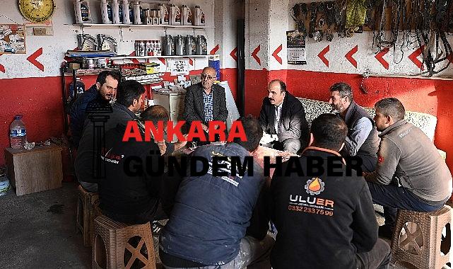Başkan Altay Zafer Sanayii’nde Çalışan Gençlerle Buluştu