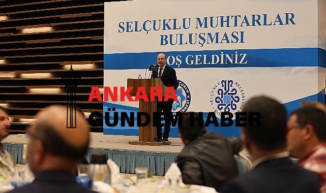 Başkan Pekyatırmacı 19 Ekim Muhtarlar Günü’nde Selçuklu’nun Muhtarlarını Ağırladı