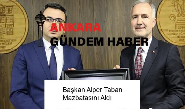 Başkan Alper Taban Mazbatasını Aldı