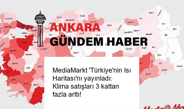 MediaMarkt ‘Türkiye’nin Isı Haritası’nı yayınladı: Klima satışları 3 kattan fazla arttı!