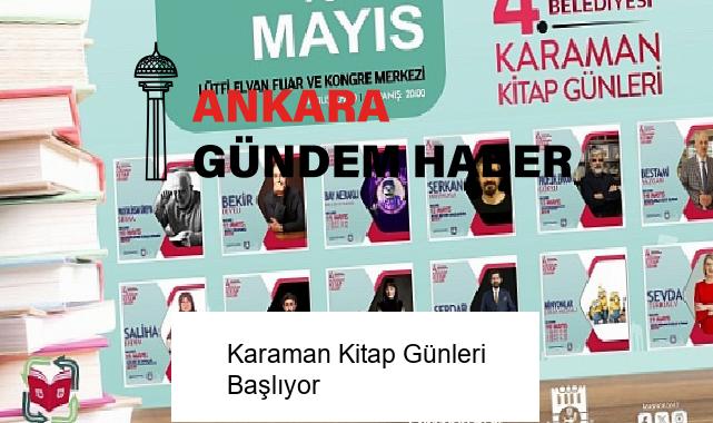 Karaman Kitap Günleri Başlıyor