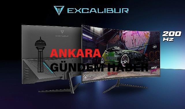 Excalibur 23.8″ Curved Monitör 200HZ yenileme hızıyla oyunseverleri büyülüyor