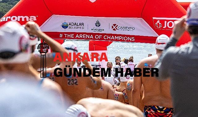 Aroma’nın resmi su sponsoru olduğu Aquamasters’ta 2500 yüzücü Heybeliada’da kulaç attı