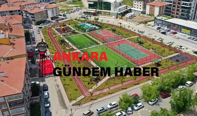 Ahmet Mergen Park ve Spor Tesisi Keçiören’de Hizmete Açıldı