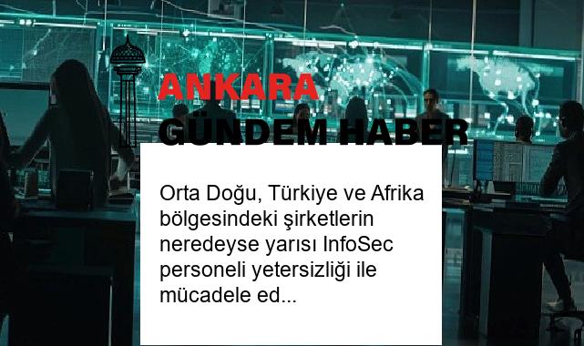 Orta Doğu, Türkiye ve Afrika bölgesindeki şirketlerin neredeyse yarısı InfoSec personeli yetersizliği ile mücadele ediyor