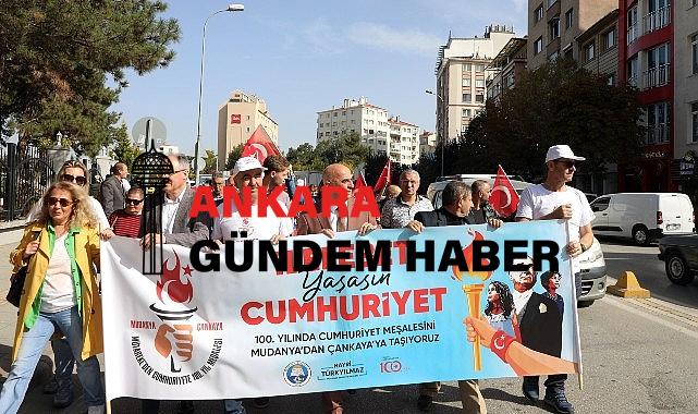 CUMHURİYET YÜRÜYÜŞÜ BEŞİNCİ GÜNDE SEYİTGAZİ’DE