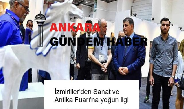 İzmirliler’den Sanat ve Antika Fuarı’na yoğun ilgi