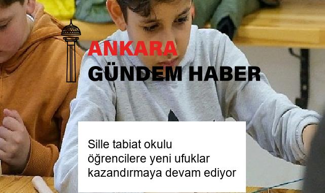 Sille tabiat okulu öğrencilere yeni ufuklar kazandırmaya devam ediyor