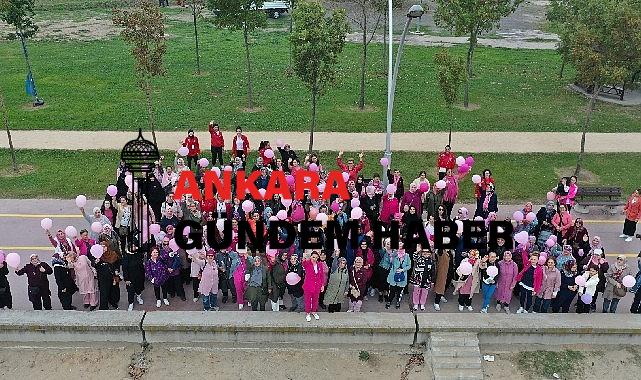 “Meme Kanseri Farkındalık Ayı” kapsamında Kocaelili kadınlar sabah yürüyüşü