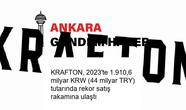 KRAFTON, 2023’te 1.910,6 milyar KRW (44 milyar TRY) tutarında rekor satış rakamına ulaştı