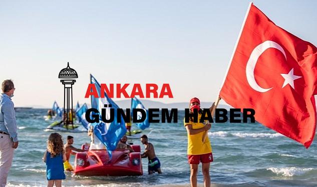 Dünya Etraf Günü’nde İzmir’den hoş haber İzmir’de 41 halk plajının 40’ında Mavi Bayrak dalgalanıyor