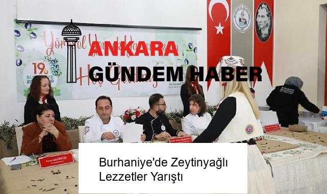 Burhaniye’de Zeytinyağlı Lezzetler Yarıştı