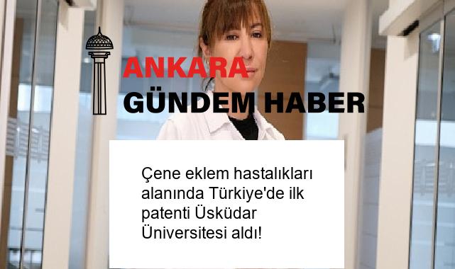 Çene eklem hastalıkları alanında Türkiye’de ilk patenti Üsküdar Üniversitesi aldı!