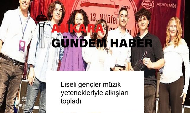 Liseli gençler müzik yetenekleriyle alkışları topladı