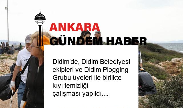 Didim’de, Didim Belediyesi ekipleri ve Didim Plogging Grubu üyeleri ile birlikte kıyı temizliği çalışması yapıldı.