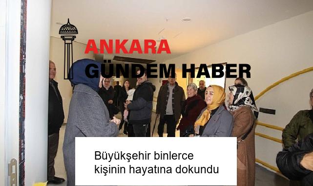 Büyükşehir binlerce kişinin hayatına dokundu
