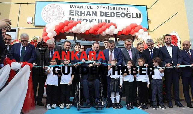 Erhan Dedeoğlu İlkokulu Milli Eğitim Bakanı Prof. Dr. Yusuf Tekin’in Katılımıyla Açıldı