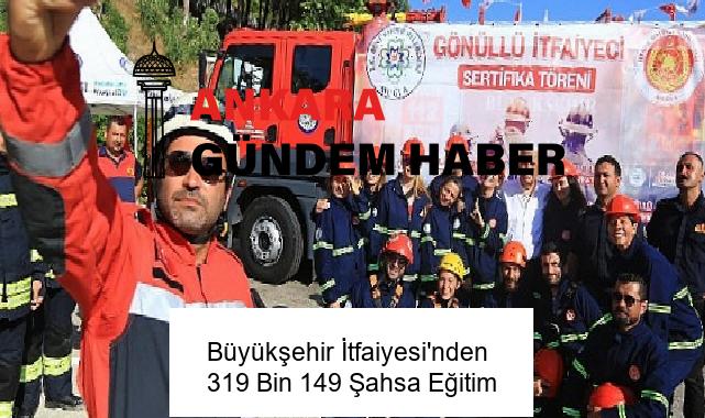 Büyükşehir İtfaiyesi’nden 319 Bin 149 Şahsa Eğitim